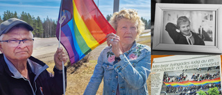 Någon smög in och tog ner deras prideflagga: "Arg och ledsen"