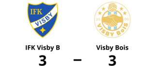 Visby Bois fixade kryss borta mot IFK Visby B