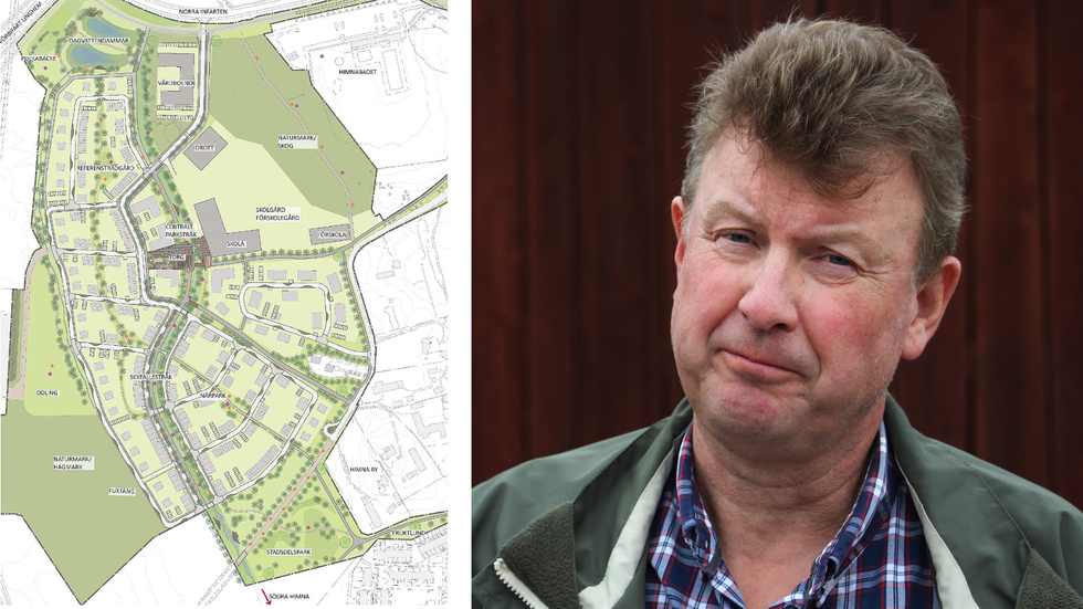 Anders Isaksson överklagade beslutet att bygga ett bostadsområde på åkrarna väster om Linghem. Men domstolen godkände detaljplanen.