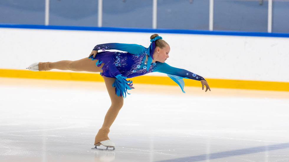 Alice Larsson knep en andraplats i sin klass i U13.