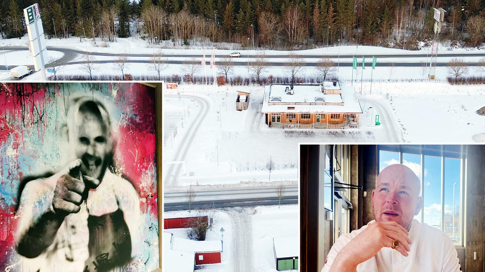 "Det skulle kunna gå mycket bättre. Vi har nöjda gäster men vi skulle behöva få en mycket större synlighet mot motorvägen. Alldeles för få förstår att man kan svänga av mot oss", konstaterar Johan Jureskog angående Jureskogs restaurang i nya Skiftinge handelsområde.