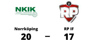 Norrköping vann hemma mot RP IF