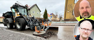 Därför går gatsopningen på halvfart: "Blir som en sörja"