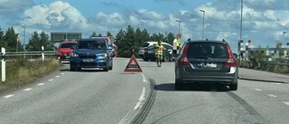 Sex drabbade i trafikolycka i Linköping