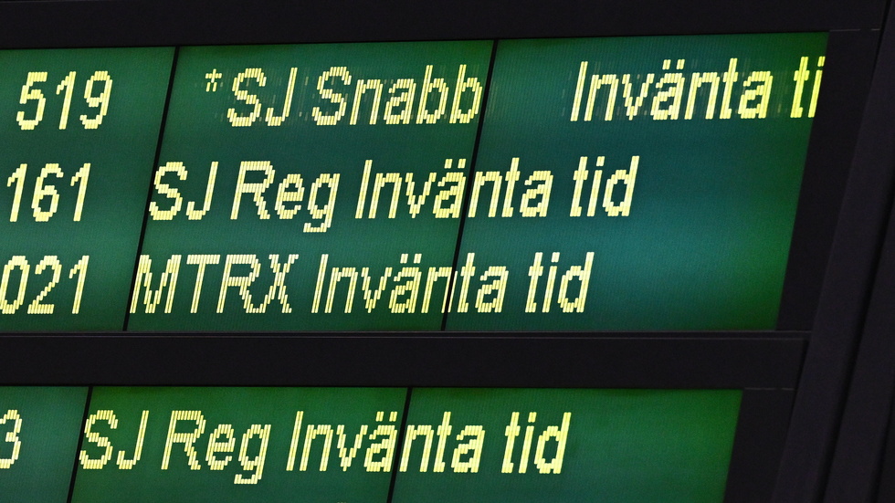 Under lördagskvällen var det stopp för all tågtrafik förbi Upplands Väsby på grund av en olycka. Genrebild.