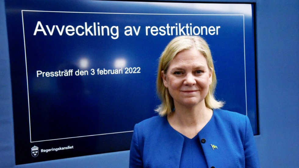 På torsdagen meddelade statsminister Magdalena Andersson (S) att man från och med den 9 februari slopar i stort sett alla restriktioner kopplade till coronapandemin. 