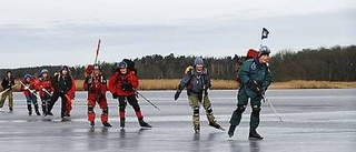 Skridskopremiär på Funbosjön