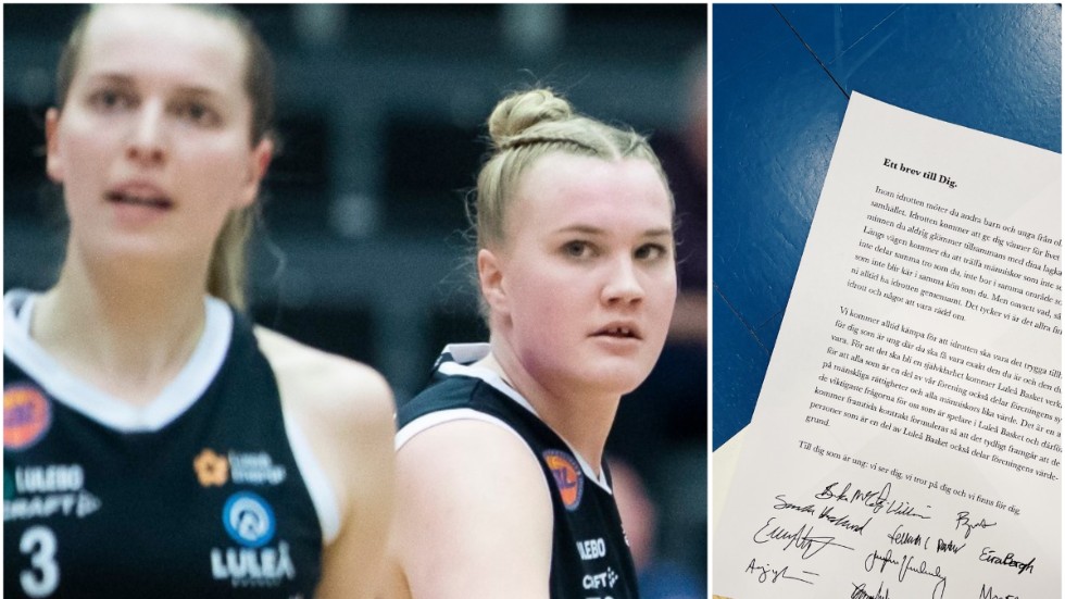 Ellen Nyström och Allis Nyström är två av spelarna som engagerat sig i uppropet för alla människors lika värde.
