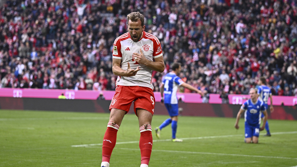Harry Kane hade en bra dag på jobbet mot Darmstadt.