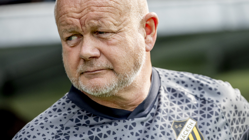 Fotbollstränaren Per-Mathias Høgmo uppges lämna Häcken. Arkivbild.