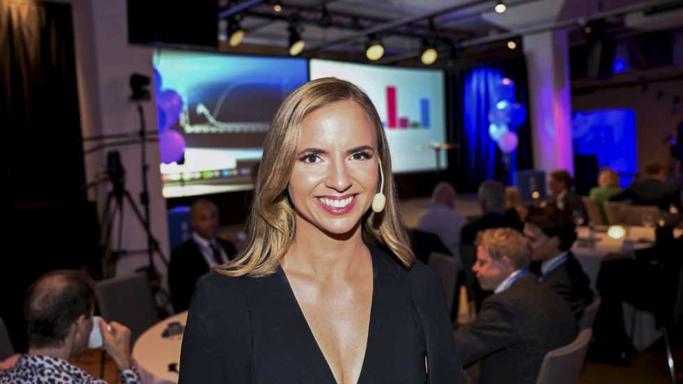 Europaparlamentarikern Sara Skyttedal. Arkivbild