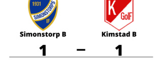 Simonstorp B kryssade hemma mot Kimstad B