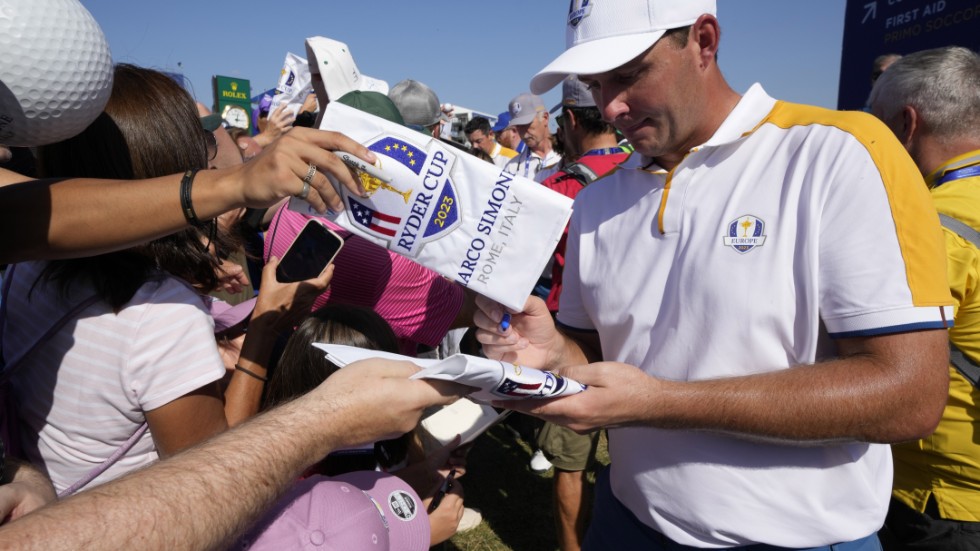 Ludvig Åberg gör sig redo för sin första Ryder Cup i karriären.