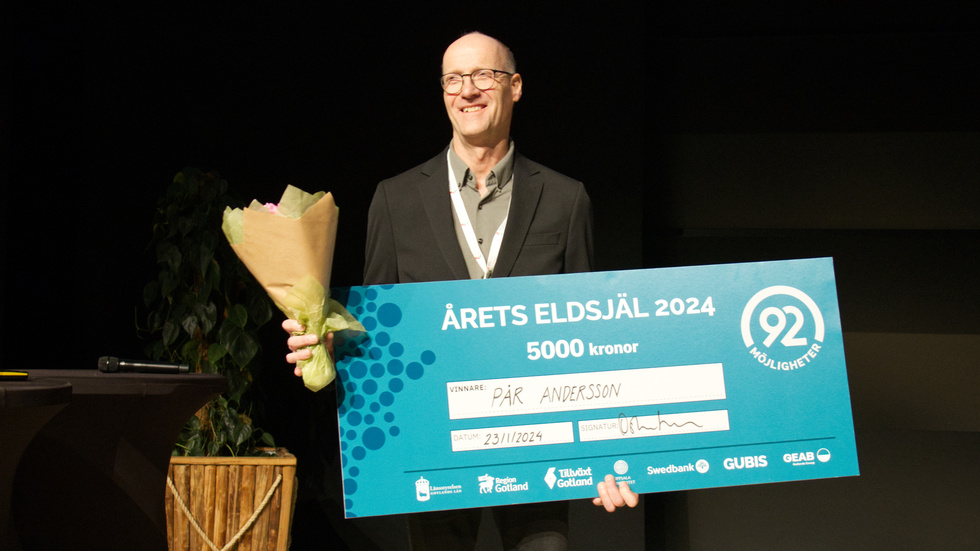Pär Andersson, Bäl, är Årets eldsjäl 2024. ”Glädjen sprudlar i mig, det här var oväntat”, säger han.