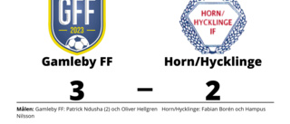 Efterlängtad seger för Gamleby FF - bröt förlustsviten mot Horn/Hycklinge