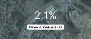 Pilarna pekar nedåt för PW World i Katrineholm AB