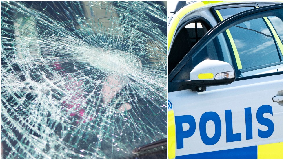 Under natten till fredagen gick en person omkring och krossade minst en bilruta i Tierp.