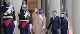 Bin Salman tackar Macron för "varmt mottagande"