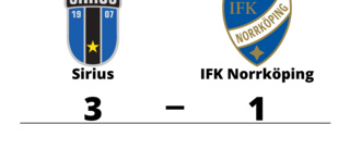 IFK Norrköping föll mot Sirius på bortaplan