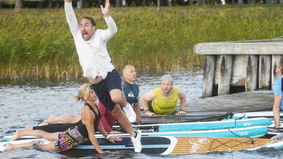 Per Andersson spelar rollfiguren Arvid i nya "Göta kanal 4". Pressbild.