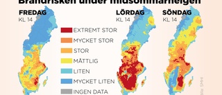 MSB varnar: Stor brandrisk under midsommar