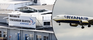 Flera nya destinationer med Ryanair från Skavsta