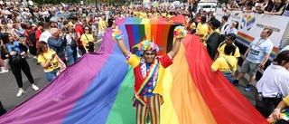 Fest i London när pride fyller 50