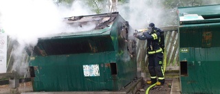 Containerbrand i Värmbol