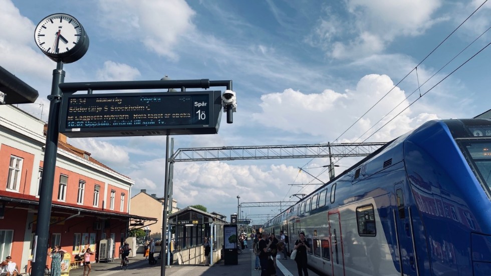 Det har varit förseningar i tågtrafiken på onsdagen.