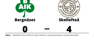 Segern mot Bergnäset gör Skellefteå till serieledare