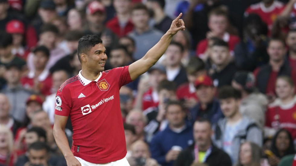 Casemiro nickade in 1–0 för Manchester United.