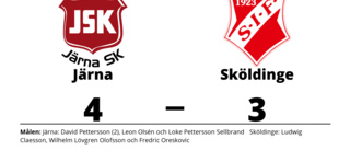 Järna segrare hemma mot Sköldinge