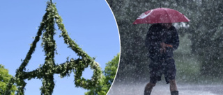 Regn, regn och regn – det blir en blöt midsommar i länet