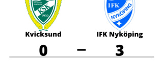 IFK Nyköping vann mot Kvicksund på bortaplan