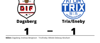 Dagsberg kryssade hemma mot Trix/Eneby