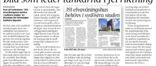 Sydöstra staden beskrivs med förskönande formuleringar