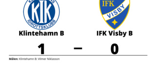 Vilmer Niklasson matchhjälte för Klintehamn B mot IFK Visby B