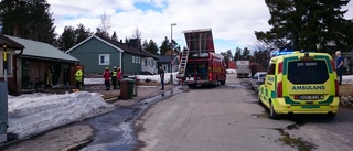 Skulle bränna ogräs - startade brand