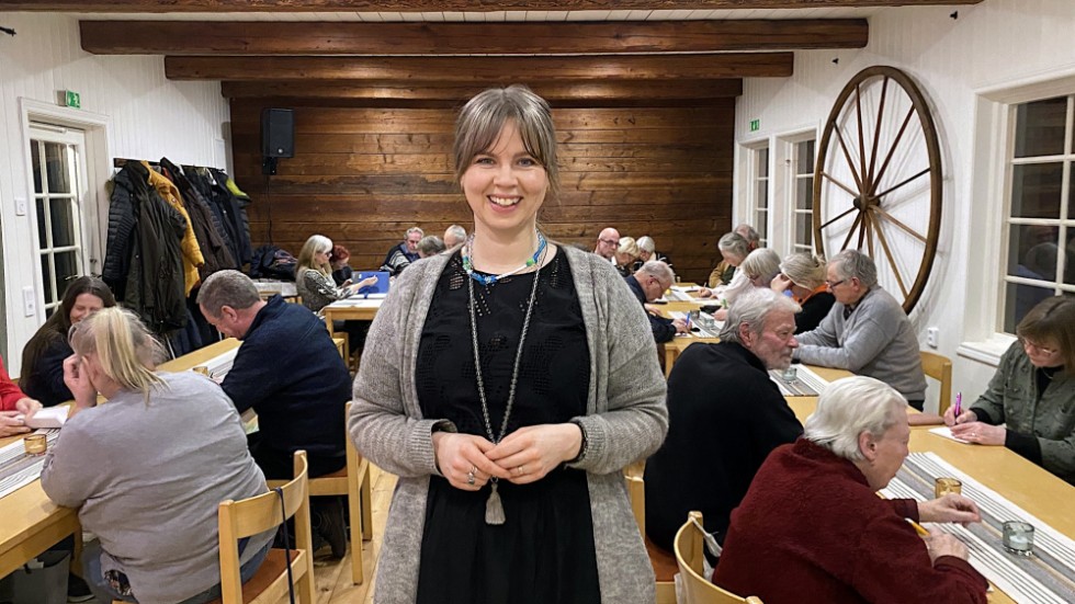 Kristina Ernehed är utvecklingskoordinator för Heimbygda, Jämtland Härjedalens hembygdsförbund. Hon föreläste i Gladhammars hembygdsgård.