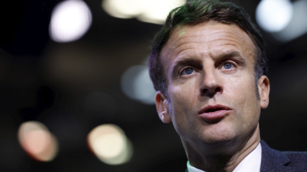 Frankrikes president Emmanuel Macron. Arkivbild.