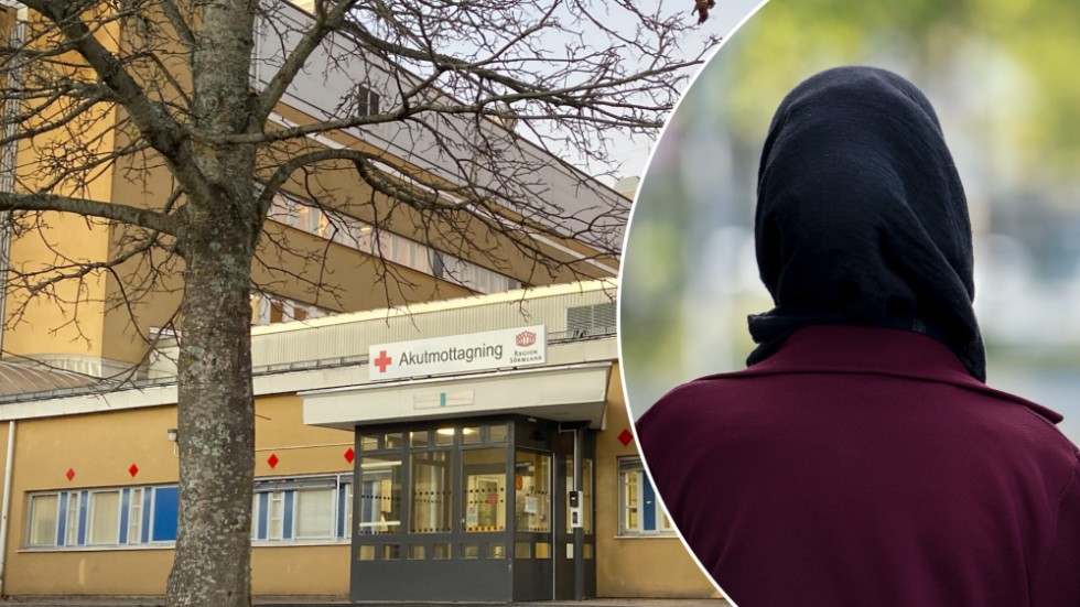 Kvinnan, som bar slöja, känner sig diskriminerad av akutmottagningen på Kullbergska sjukhuset. Kvinnan på bilden är inte kvinnan som skrivit anmälan till diskrimineringsombudsmannen.