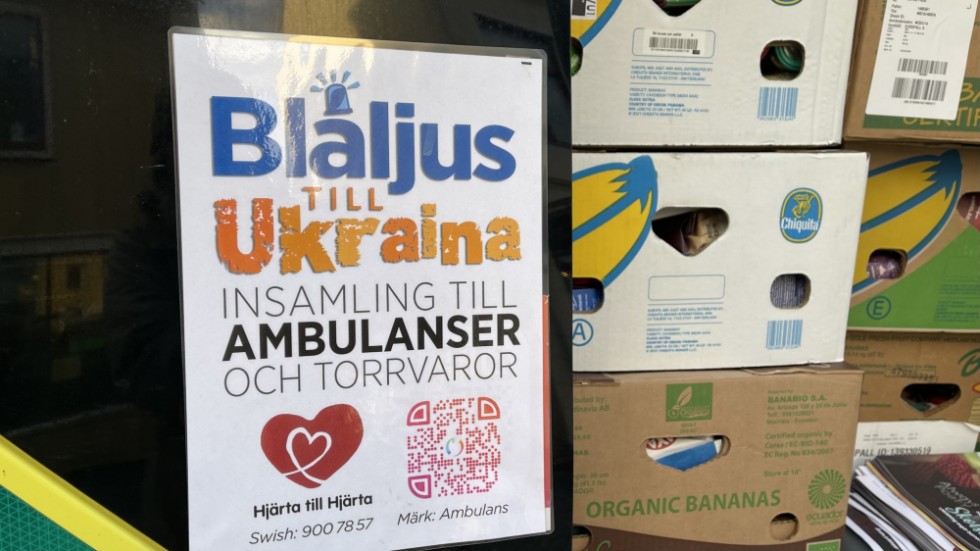 I katastroflägen som i Ukraina uppbådas ett stort engagemang i den svenska befolkningen.. 