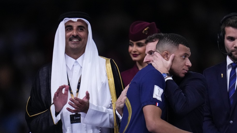 Emiren av Qatar, Tamim bin Hamad Al Thani har visat intresse för Manchester United. Arkivbild.