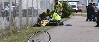 Larm om påkörd cyklist