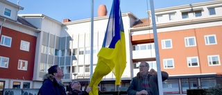 Kommunen hissade Ukrainas flagga: "Vi måste visa solidaritet"