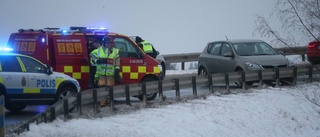 Person lindrigt skadad efter trafikolycka