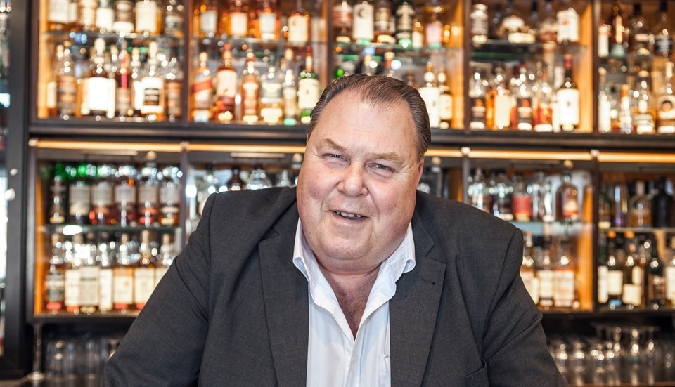 Kenneth Lindblad berättar om Gotch whisky och den svenska utvecklingen av destillerier. Foto: Tommy Petterson