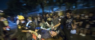 Flera skottskadade vid protester i Thailand