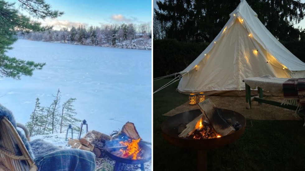 I vår kommer glamourös camping, glamping, till Knivsta. 
