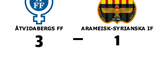 Åtvidabergs FF kvalklart efter seger mot Arameisk-Syrianska IF